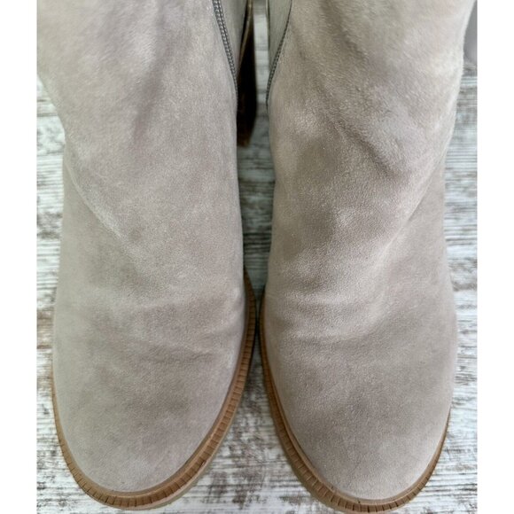 VINCE CAMUTO Gorgan Boots Women’s Size 8 Grey Suede Kelivena Ankle MSRP $149 - Picture 10 of 13